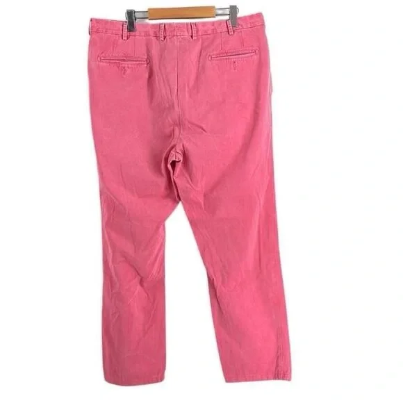 Peter Millar chino pants pink trousers golf event business casual sz 38 - Picture 2 of 10